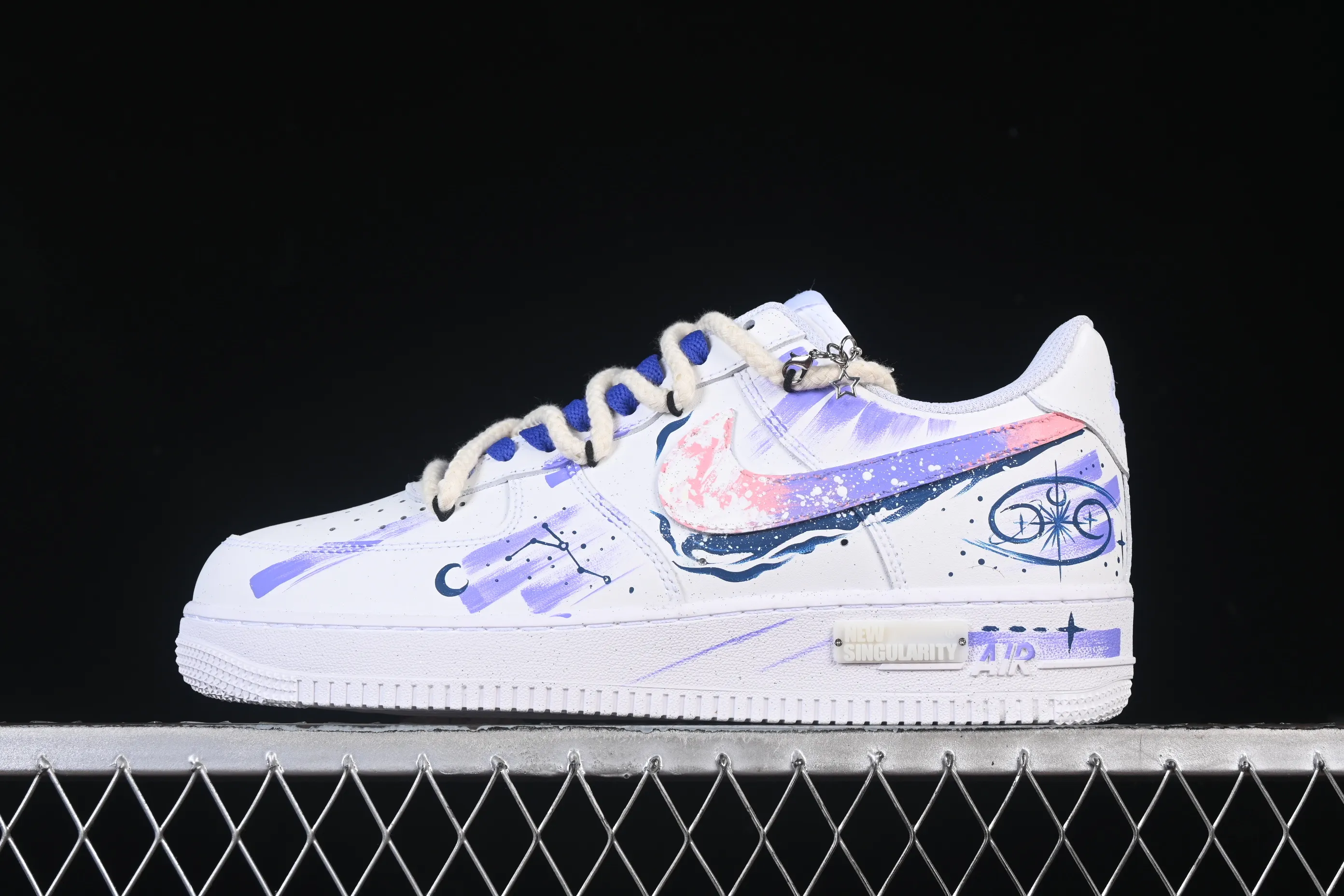 All categories Nk Air Force 1 Air Force series Nk Air Force 1 Low Air Force low-top Nike Air Force 1'07 Low "Cancer" Hand-painted graffiti twelve constellations series Cancer Air Force One low-top casual sneakers 622-722
